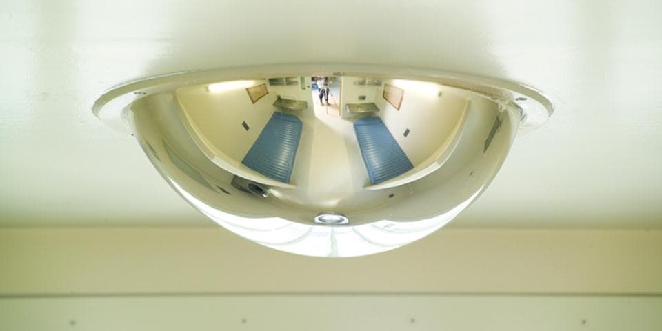 Full dome observation mirror