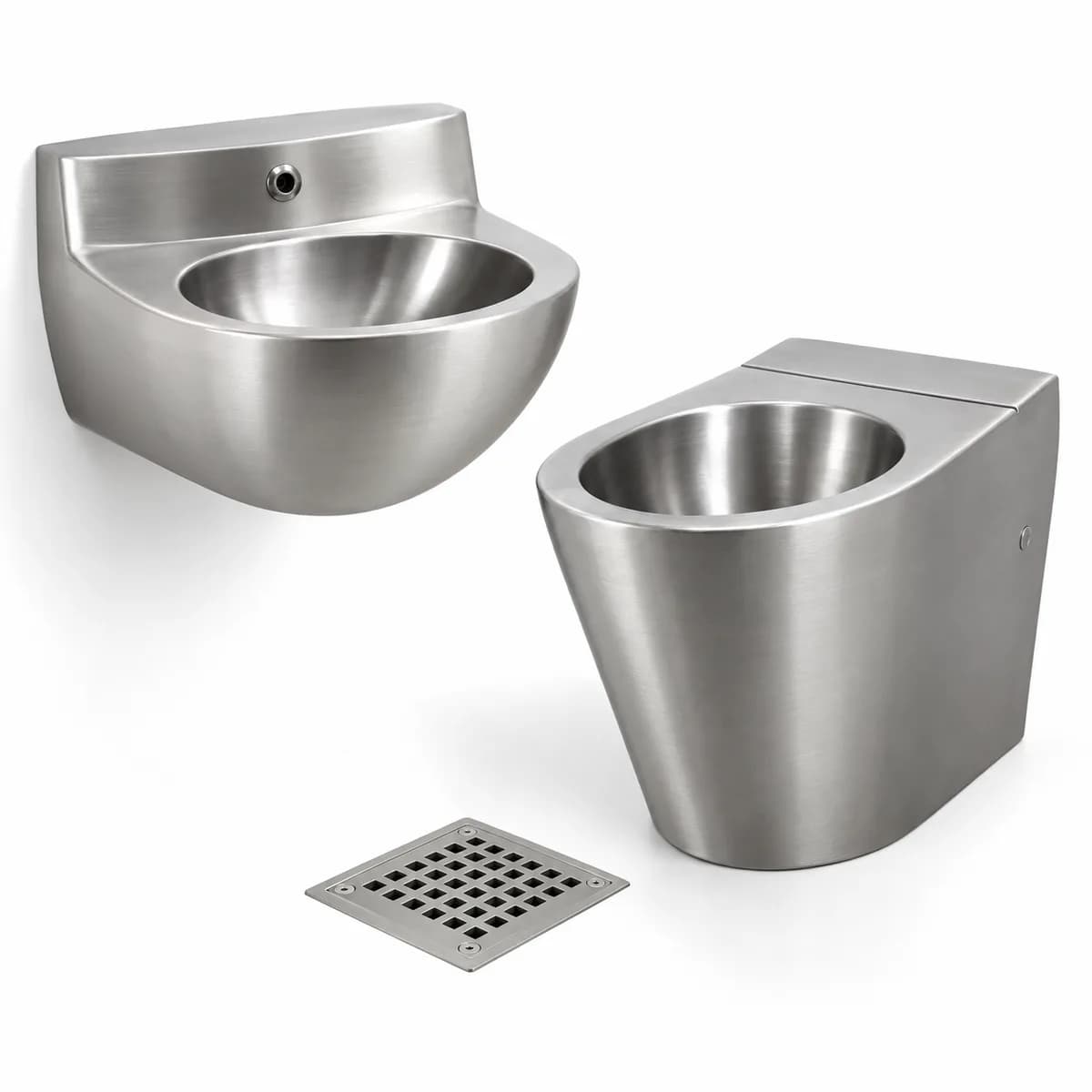 Anti-ligature basins, toilets & drains