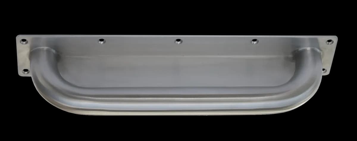 Anti-ligature straight grab rail