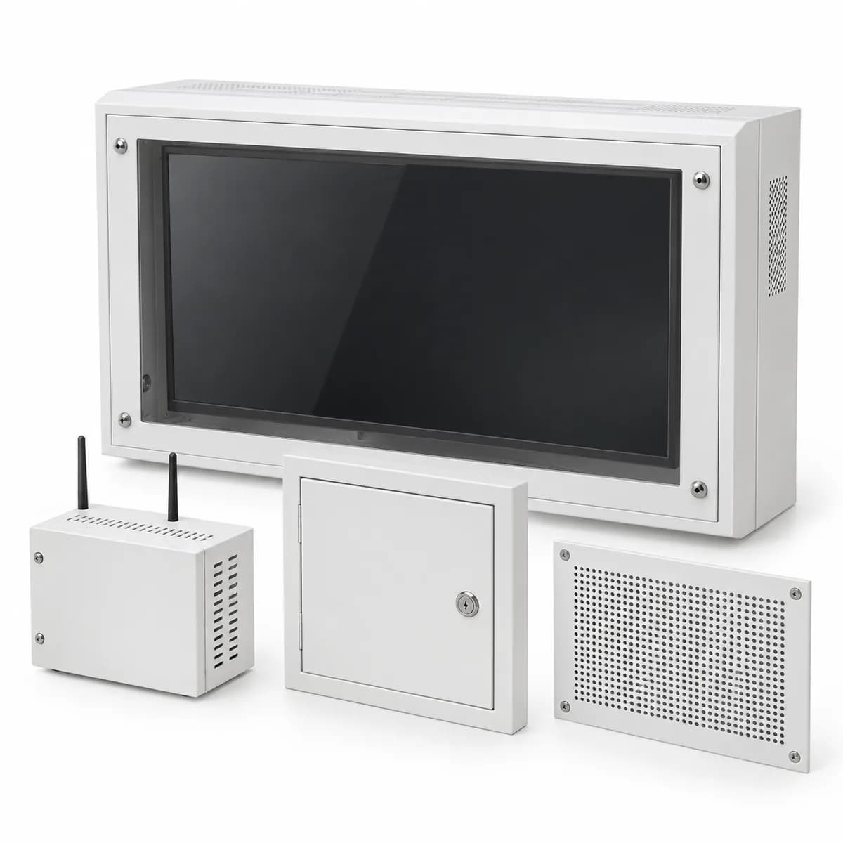 Secure enclosures, access panels & grilles