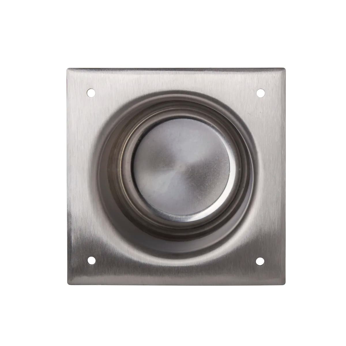 Anti-ligature recessed toilet roll holder